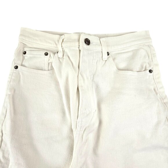 Route 66 Capri Jeans White Juniors Womans Stretch Size 11/12  JH1787 - Picture 8 of 8